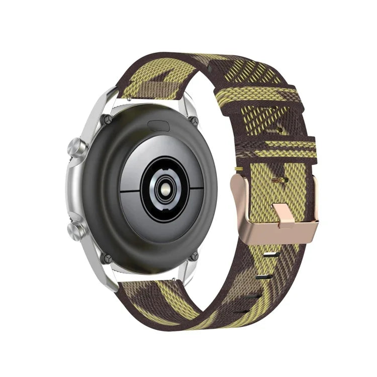 織りナイロンテクスチャーストラップ、サイズ：フリーサイズ 20mm、Galaxy Watch 3 41mm用