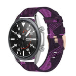 織りナイロンテクスチャーストラップ、サイズ：フリーサイズ 20mm、Galaxy Watch 3 41mm用