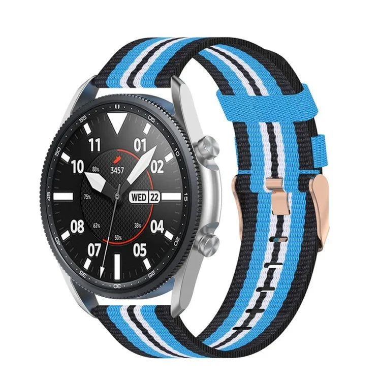 織りナイロンテクスチャーストラップ、サイズ：フリーサイズ 20mm、Galaxy Watch 3 41mm用