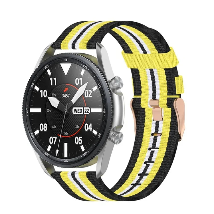 織りナイロンテクスチャーストラップ、サイズ：フリーサイズ 20mm、Galaxy Watch 3 41mm用