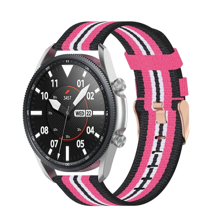 織りナイロンテクスチャーストラップ、サイズ：フリーサイズ 20mm、Galaxy Watch 3 41mm用