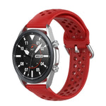 R850 シリコンスポーツ ソリッドカラー ストラップ、サイズ：フリーサイズ 20mm、Galaxy Watch 3 41mm用