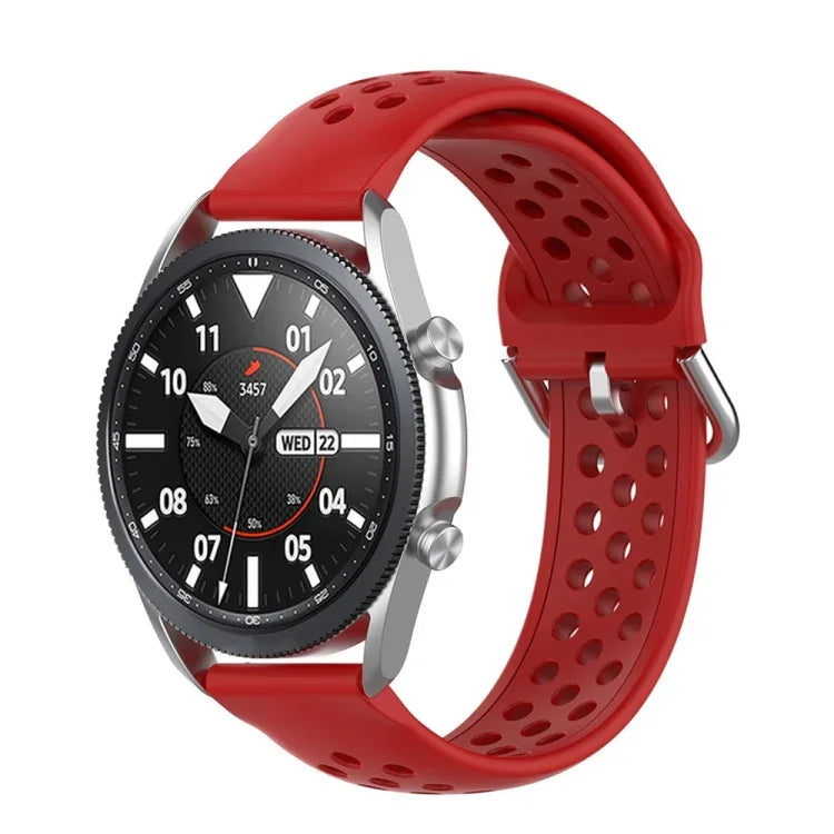 R850 シリコンスポーツ ソリッドカラー ストラップ、サイズ：フリーサイズ 20mm、Galaxy Watch 3 41mm用