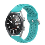 R850 シリコンスポーツ ソリッドカラー ストラップ、サイズ：フリーサイズ 20mm、Galaxy Watch 3 41mm用