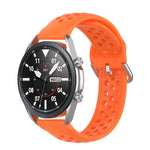 R850 シリコンスポーツ ソリッドカラー ストラップ、サイズ：フリーサイズ 20mm、Galaxy Watch 3 41mm用