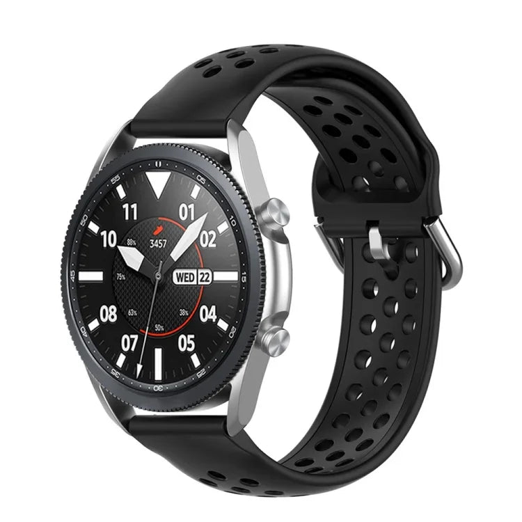 R850 シリコンスポーツ ソリッドカラー ストラップ、サイズ：フリーサイズ 20mm、Galaxy Watch 3 41mm用