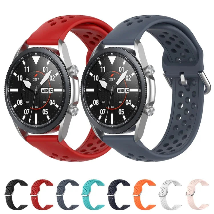 R850 シリコンスポーツ ソリッドカラー ストラップ、サイズ：フリーサイズ 20mm、Galaxy Watch 3 41mm用