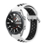シリコンスポーツ ツートーンストラップ、サイズ：フリーサイズ 20mm、Galaxy Watch 3 41mm用