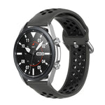 シリコンスポーツ ツートーンストラップ、サイズ：フリーサイズ 20mm、Galaxy Watch 3 41mm用