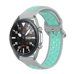 シリコンスポーツ ツートーンストラップ、サイズ：フリーサイズ 20mm、Galaxy Watch 3 41mm用