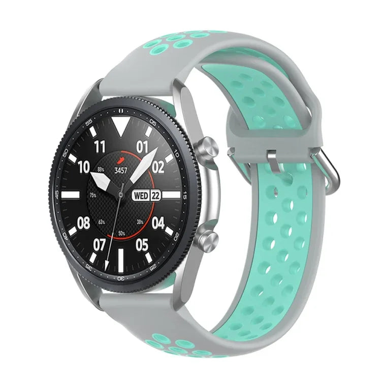 シリコンスポーツ ツートーンストラップ、サイズ：フリーサイズ 20mm、Galaxy Watch 3 41mm用