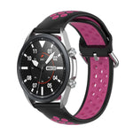 シリコンスポーツ ツートーンストラップ、サイズ：フリーサイズ 20mm、Galaxy Watch 3 41mm用