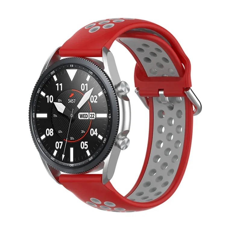 シリコンスポーツ ツートーンストラップ、サイズ：フリーサイズ 20mm、Galaxy Watch 3 41mm用