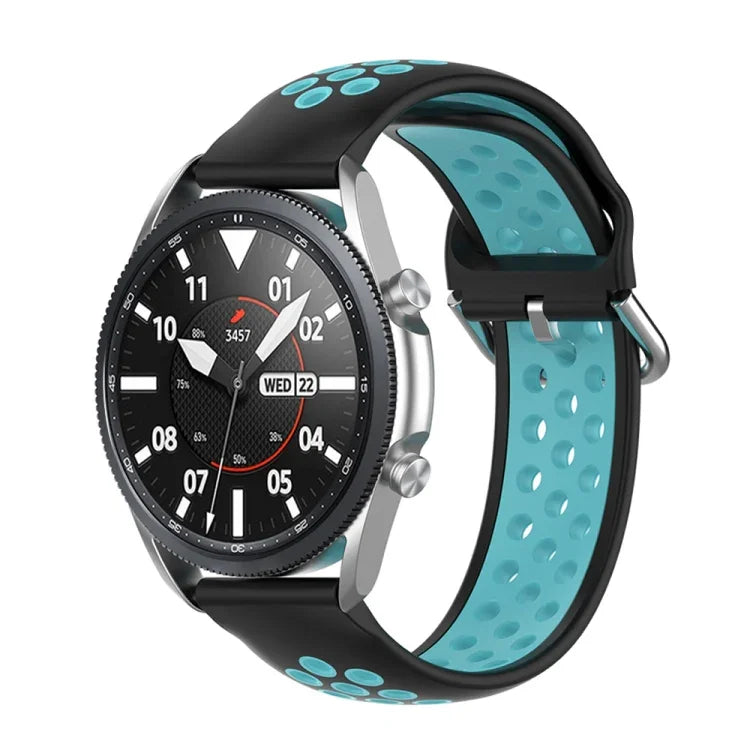 シリコンスポーツ ツートーンストラップ、サイズ：フリーサイズ 20mm、Galaxy Watch 3 41mm用