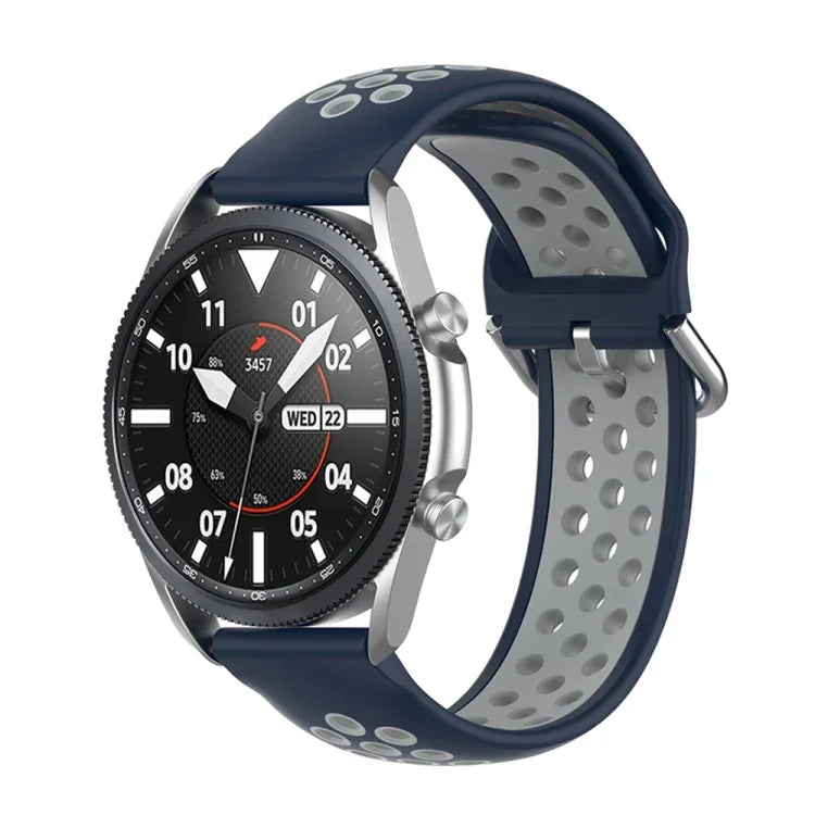 シリコンスポーツ ツートーンストラップ、サイズ：フリーサイズ 20mm、Galaxy Watch 3 41mm用