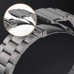 3ビーズフラットバックルチタン合金ウォッチバンド、Apple Watch Series 5 44mm用、Apple Watch Series 5 40mm用、Apple Watch Series 4 44mm用、Apple Watch Series 4 40mm用、Apple Watch Series 3 38mm用、Apple Watch Series 3 42mm用