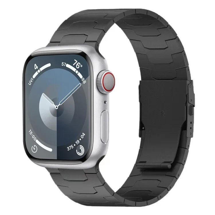 26mmオラクルセーフティバックルチタン合金ウォッチバンド、Apple Watch SE 2023 44mm用、Apple Watch Ultra 2 49mm用、Apple Watch Series 9 45mm用、Apple Watch Ultra 49mm用、Apple Watch Series 8 45mm用、Apple Watch SE 2022 44mm用...
