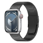 26mm Oracle Safety Buckle Titanium Alloy Watch Band, For Apple Watch SE 2023 44mm, For Apple Watch Ultra 2 49mm, For Apple Watch Series 9 45mm, For Apple Watch Ultra 49mm, For Apple Watch Series 8 45mm, For Apple Watch SE 2022 44mm                     ...