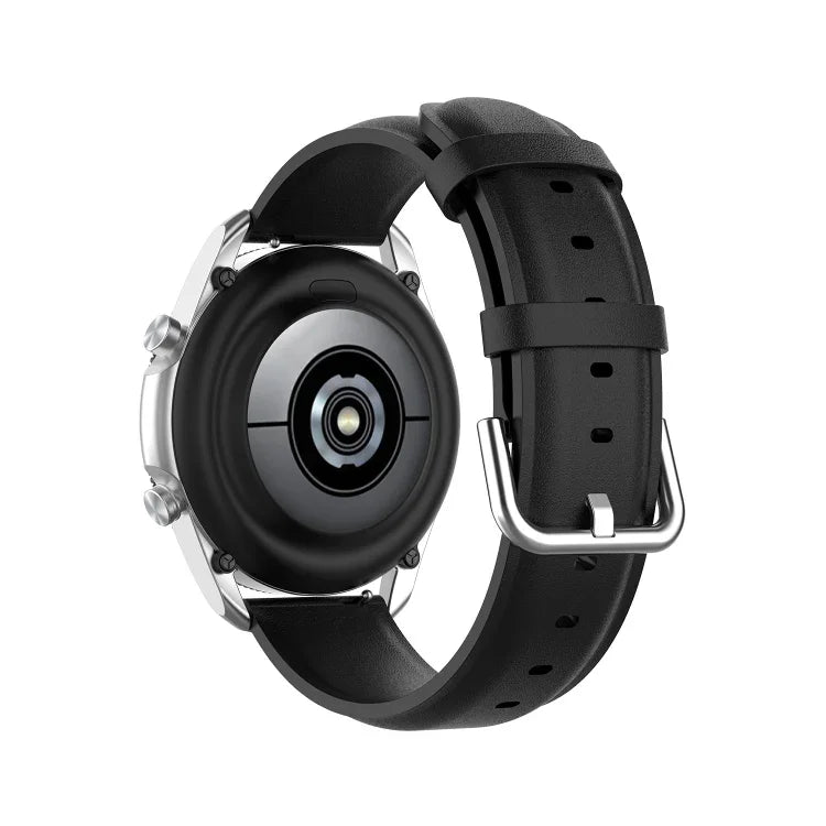 ラウンドテールレザーストラップ、サイズ：フリーサイズ 20mm、Galaxy Watch 3 41mm用