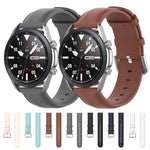 ラウンドテールレザーストラップ、サイズ：フリーサイズ 20mm、Galaxy Watch 3 41mm用