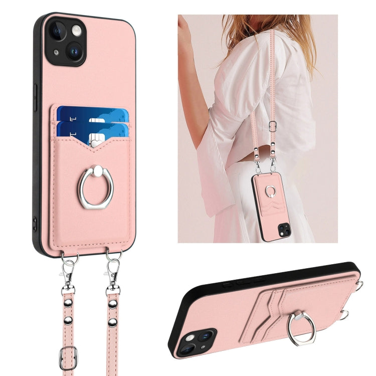 R20 クロスボディロープリングカードホルダー付きスマホケース、iPhone 17 Pro Max 用、iPhone 17 Pro 用、iPhone 17 用、iPhone Air 用、iPhone 15 Pro Max 用、iPhone 15 Pro 用、iPhone 15 Plus 用、iPhone 15 用