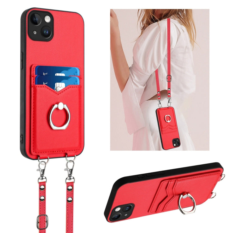 R20 クロスボディロープリングカードホルダー付きスマホケース、iPhone 17 Pro Max 用、iPhone 17 Pro 用、iPhone 17 用、iPhone Air 用、iPhone 15 Pro Max 用、iPhone 15 Pro 用、iPhone 15 Plus 用、iPhone 15 用