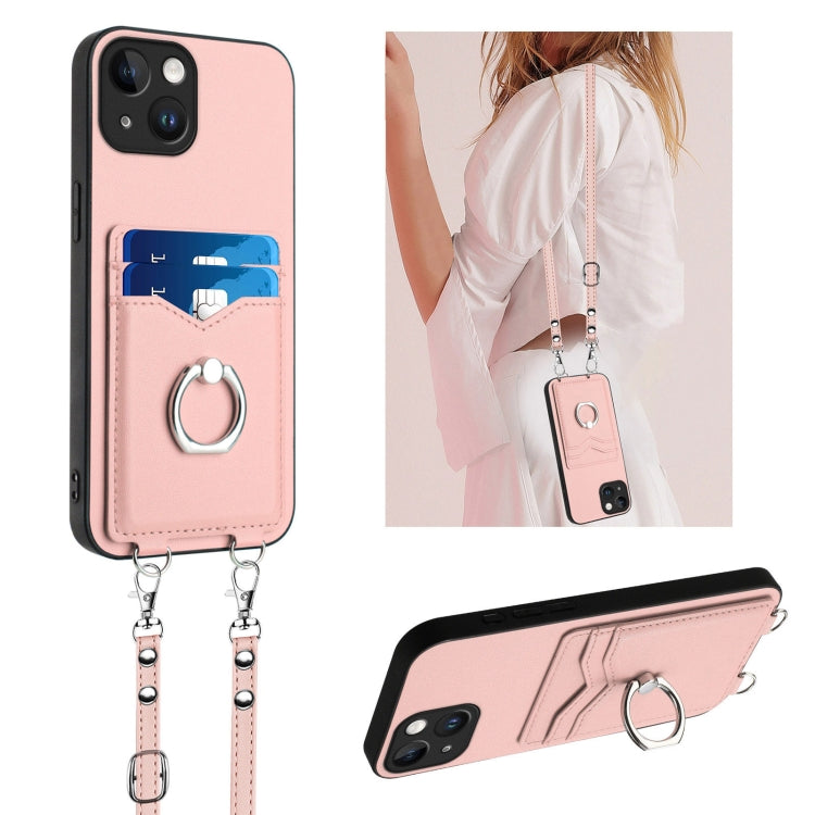 R20 クロスボディロープリングカードホルダー付きスマホケース、iPhone 17 Pro Max 用、iPhone 17 Pro 用、iPhone 17 用、iPhone Air 用、iPhone 15 Pro Max 用、iPhone 15 Pro 用、iPhone 15 Plus 用、iPhone 15 用