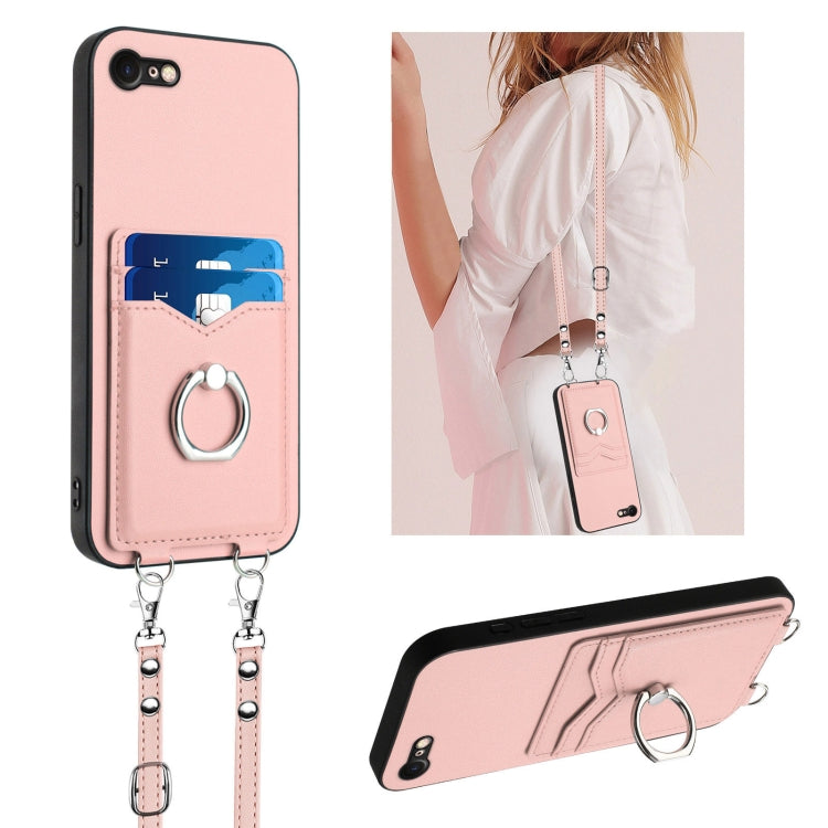 R20 クロスボディロープリングカードホルダーフォンケース、iPhone 14 Plus 用、iPhone 14 用、iPhone 14 Pro 用、iPhone 14 Pro Max 用、iPhone SE 2022 / SE 2020 / 8 用、iPhone 13 Pro Max 用、iPhone 13 Pro 用、iPhone 13 用