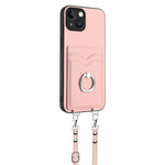 R20 クロスボディロープリングカードホルダーフォンケース、iPhone 13 mini 用、iPhone 12 用、iPhone 12 Pro Max 用、iPhone 12 Pro 用、iPhone 12 mini 用、iPhone 11 Pro Max 用、iPhone 11 用、iPhone 11 Pro 用