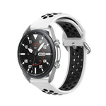 シリコンスポーツツートーンストラップ、サイズ：22mm、Galaxy Watch 3 45mm用