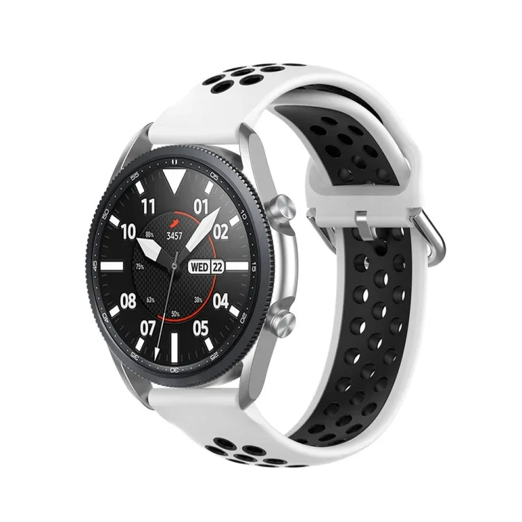 シリコンスポーツツートーンストラップ、サイズ：22mm、Galaxy Watch 3 45mm用