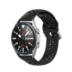 シリコンスポーツツートーンストラップ、サイズ：22mm、Galaxy Watch 3 45mm用