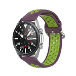 シリコンスポーツツートーンストラップ、サイズ：22mm、Galaxy Watch 3 45mm用