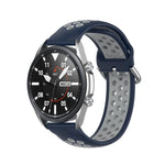 シリコンスポーツツートーンストラップ、サイズ：22mm、Galaxy Watch 3 45mm用
