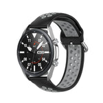 シリコンスポーツツートーンストラップ、サイズ：22mm、Galaxy Watch 3 45mm用