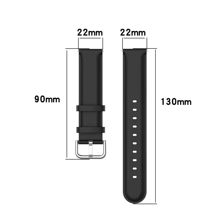 ラウンドテールレザーストラップ、サイズ：フリーサイズ 22mm、Galaxy Watch 3 45mm用
