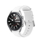 ラウンドテールレザーストラップ、サイズ：フリーサイズ 22mm、Galaxy Watch 3 45mm用