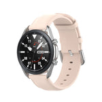 ラウンドテールレザーストラップ、サイズ：フリーサイズ 22mm、Galaxy Watch 3 45mm用