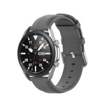 ラウンドテールレザーストラップ、サイズ：フリーサイズ 22mm、Galaxy Watch 3 45mm用
