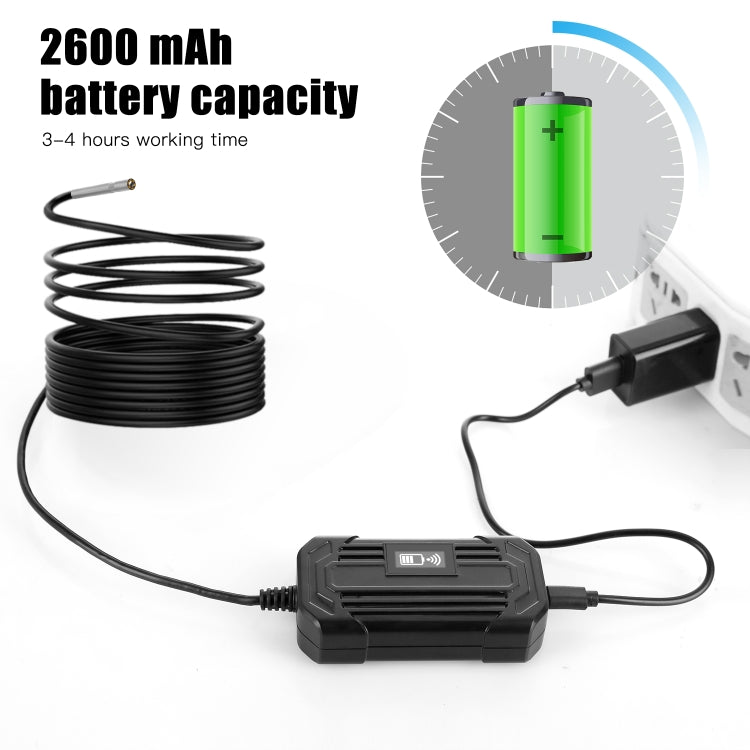 F240 3.9mm HD 1080P IP67 防水 WiFiダイレクト接続デジタル内視鏡、2m、5m、10m