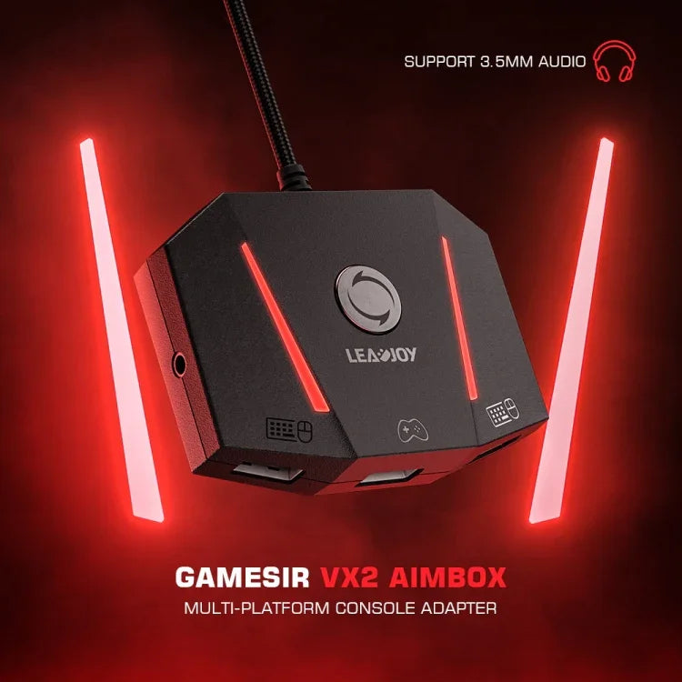 GameSir LeadJoy VX2 AimBox ゲームコンソール キーボードマウスコンバーター Xbox / PS4用