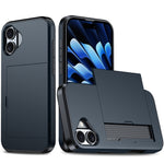 カードスロット付き耐衝撃アーマーiPhoneケース、iPhone Air用、iPhone 16 Pro Max用、iPhone 16 Pro用、iPhone 16 Plus用