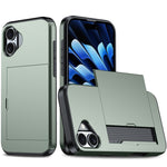 カードスロット付き耐衝撃アーマーiPhoneケース、iPhone Air用、iPhone 16 Pro Max用、iPhone 16 Pro用、iPhone 16 Plus用