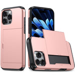 カードスロット付き耐衝撃アーマーiPhoneケース、iPhone Air用、iPhone 16 Pro Max用、iPhone 16 Pro用、iPhone 16 Plus用
