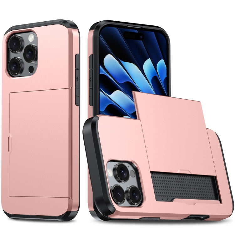 カードスロット付き耐衝撃アーマーiPhoneケース、iPhone Air用、iPhone 16 Pro Max用、iPhone 16 Pro用、iPhone 16 Plus用