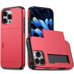 カードスロット付き耐衝撃アーマーiPhoneケース、iPhone Air用、iPhone 16 Pro Max用、iPhone 16 Pro用、iPhone 16 Plus用