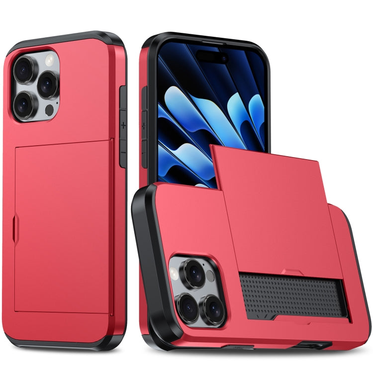 カードスロット付き耐衝撃アーマーiPhoneケース、iPhone Air用、iPhone 16 Pro Max用、iPhone 16 Pro用、iPhone 16 Plus用
