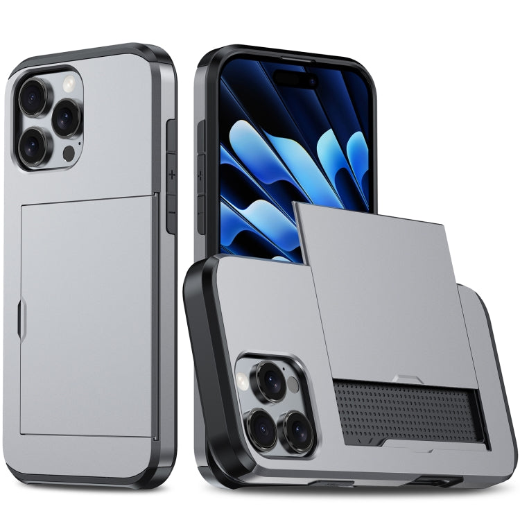 カードスロット付き耐衝撃アーマーiPhoneケース、iPhone Air用、iPhone 16 Pro Max用、iPhone 16 Pro用、iPhone 16 Plus用