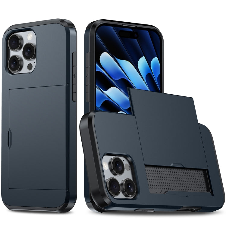 カードスロット付き耐衝撃アーマーiPhoneケース、iPhone Air用、iPhone 16 Pro Max用、iPhone 16 Pro用、iPhone 16 Plus用