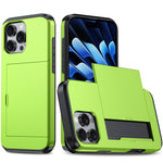 カードスロット付き耐衝撃アーマーiPhoneケース、iPhone Air用、iPhone 16 Pro Max用、iPhone 16 Pro用、iPhone 16 Plus用